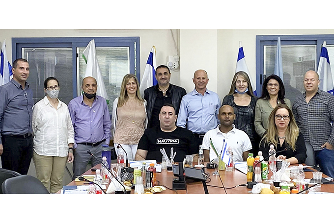 בכירים בשירות המדינה קיימו סיור לימודי בעיריית עפולה